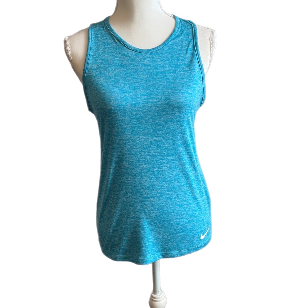 Nike Dri-Fit Athletic Top Sleeveless Blue Size XS